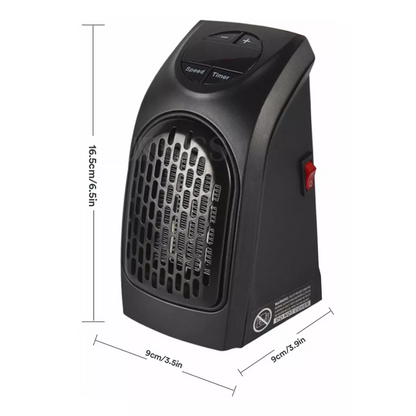 Calefactor Eléctrico Portátil de Pared | Ultra Compacto y Silencioso (400W)