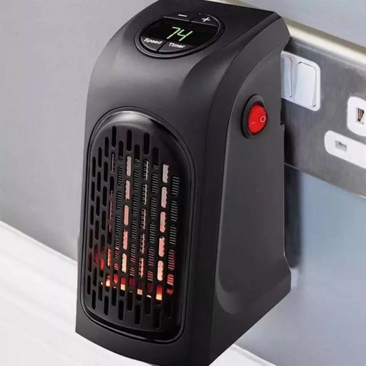 Calefactor Eléctrico Portátil de Pared | Ultra Compacto y Silencioso (400W)