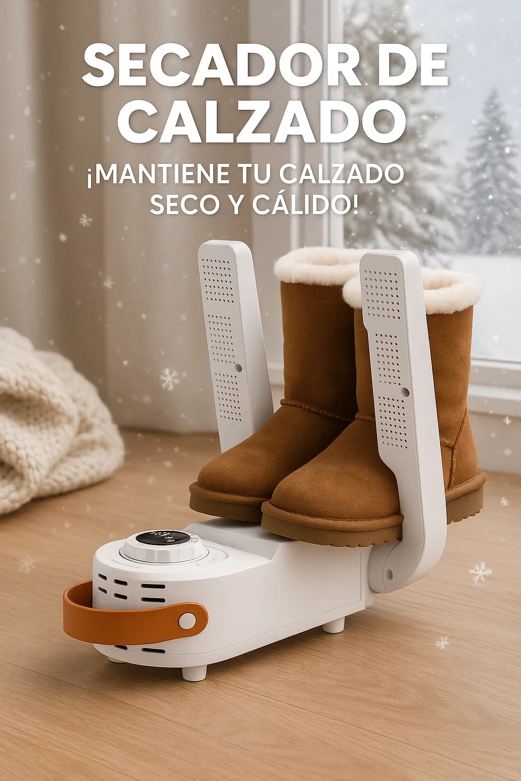 Secador de Zapatos Inteligente DryStep Pro: ¡Adiós Humedad, Mal Olor y Bacterias! 👟✨