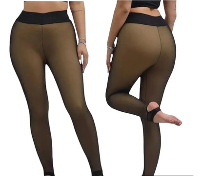 Panty Térmica Polar Efecto Piel | Mantente Cálida y Elegante Todo el Invierno