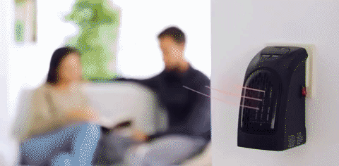 Mini Calefactor Portátil 400W | Calor Instantáneo para Hogar y Oficina